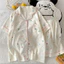 Bộ mặc nhà pyjama (cộc tay) chất đũi bông mây mềm mại họa tiết nhẹ nhàng đáng yêu