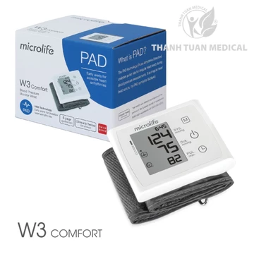 Máy đo huyết áp cổ tay Microlife W3 Comfort nhỏ gọn, tiện lợi - Bảo hành chính hãng 5 năm