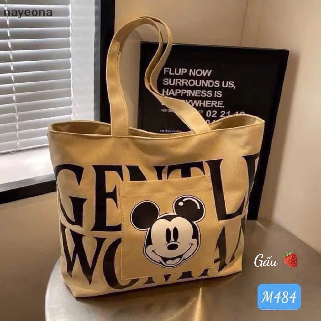 Túi vải mickey size 40x30cm