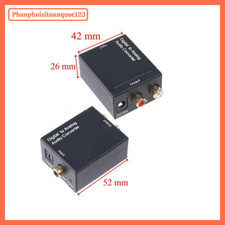 Bộ Chuyển Đổi Digital Ra AV 1305 – Optical/Coaxial Sang RCA L/R – Dùng Cho Amply, Loa, Tivi