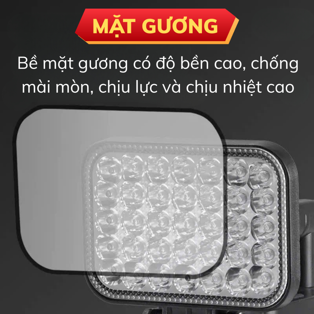Đèn LED 55 bóng dùng chân pin phổ thông Makita, đèn led siêu sáng soi đêm, cắm trại, đi dã ngoại