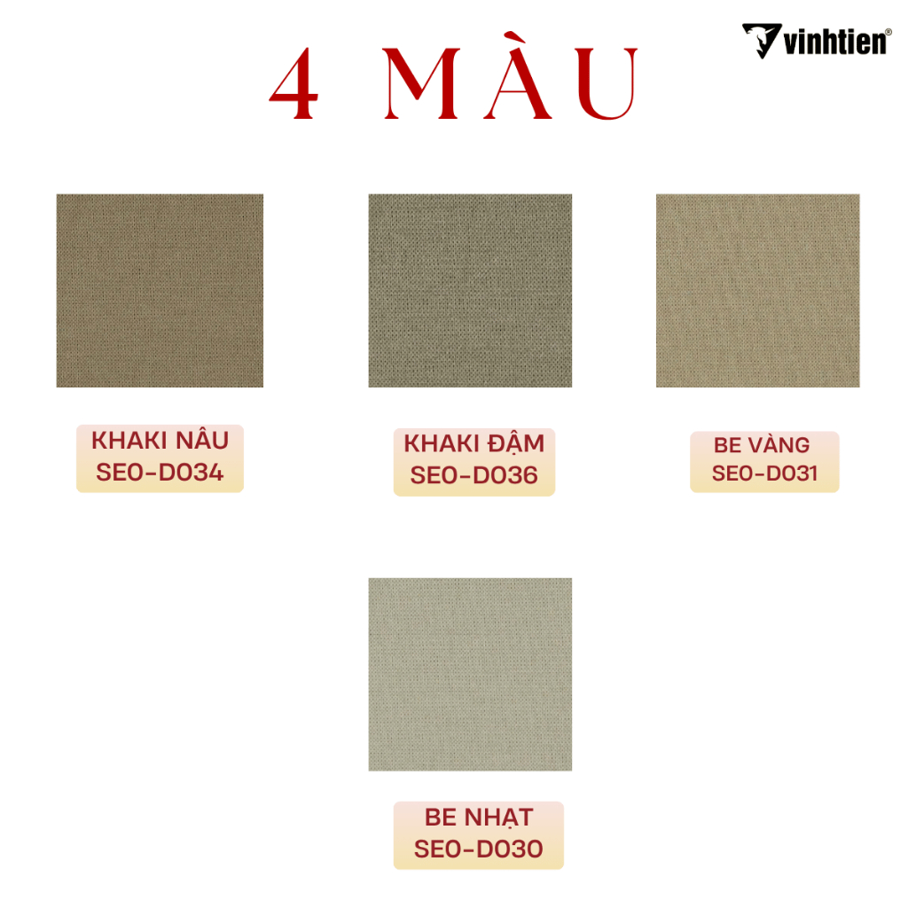 Quần Khaki Nam Trung Niên 0ly Classic Vải Cotton Vĩnh Tiến 545 - Nhiều Màu