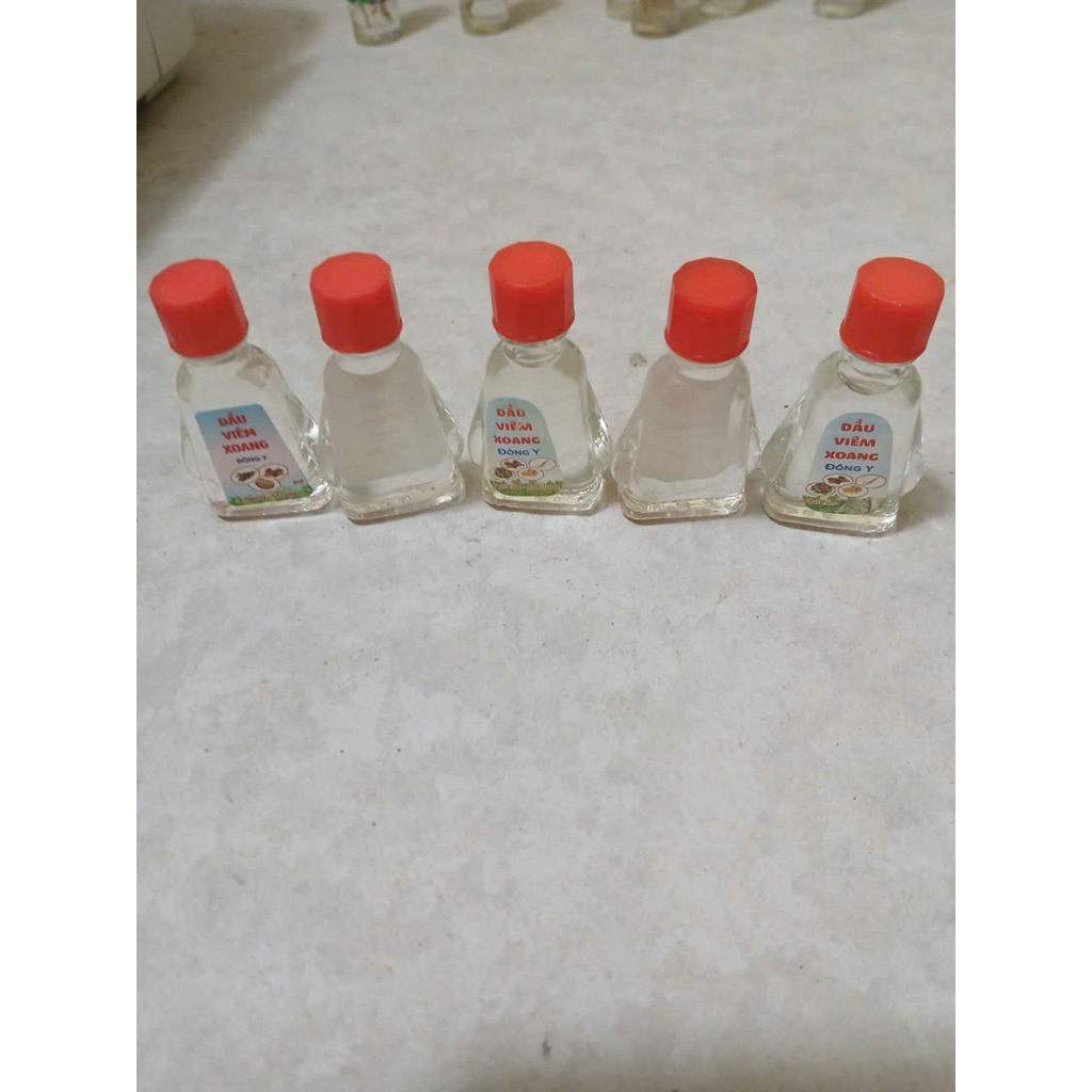 combo 10+1 chai dầu viêm xoang màu trắng 3ml không rễ