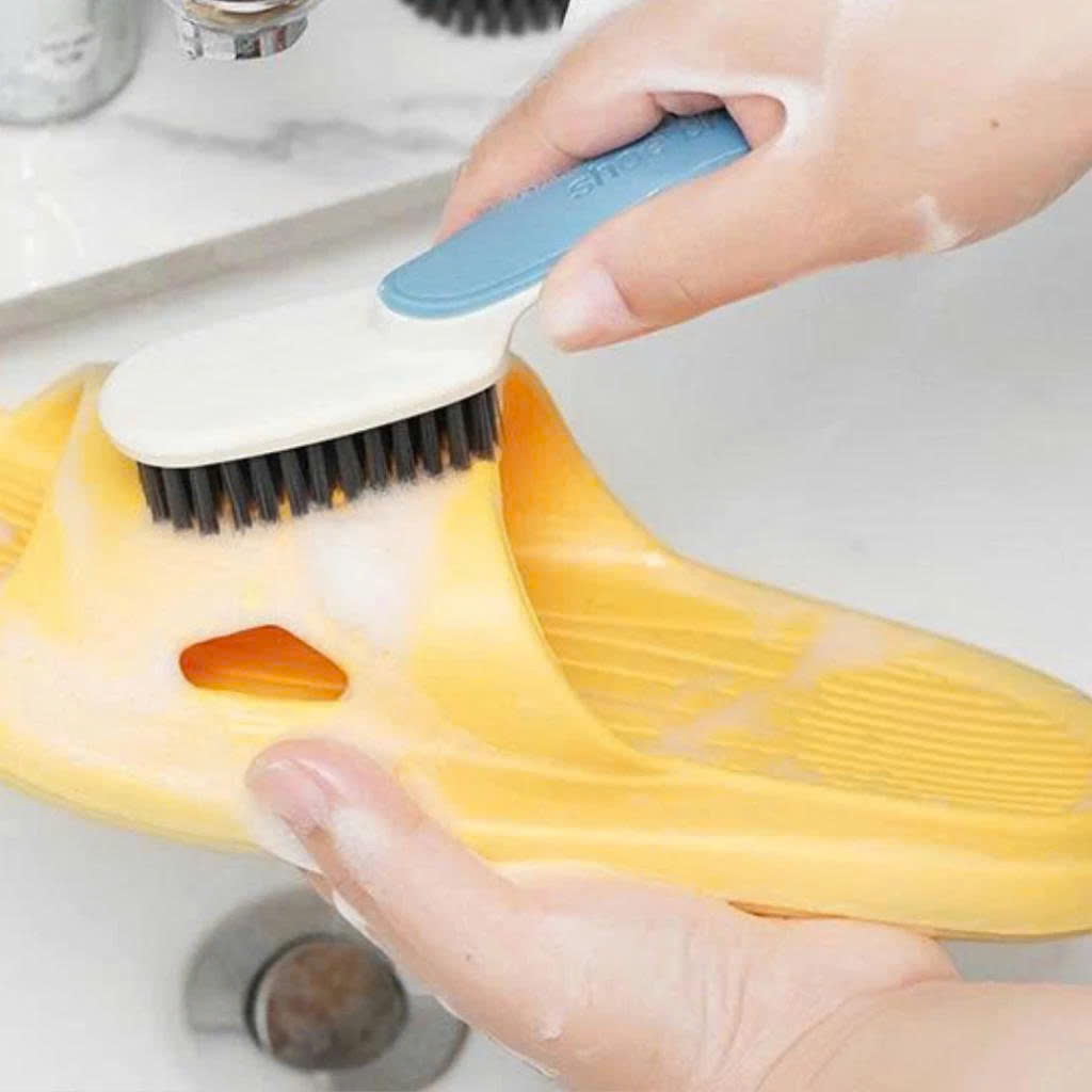 COMBO BÀN CHẢI TẮM VÀ BÀN CHẢI CHÀ GIÀY MINI | TẶNG 1 MÓC TREO ĐỒ - ĐA NĂNG
