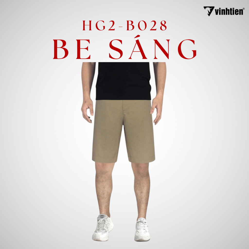 Quần Shorts Khaki 0ly Classic Cao Cấp Vĩnh Tiến 375 - Nhiều Màu - Giỏ 1