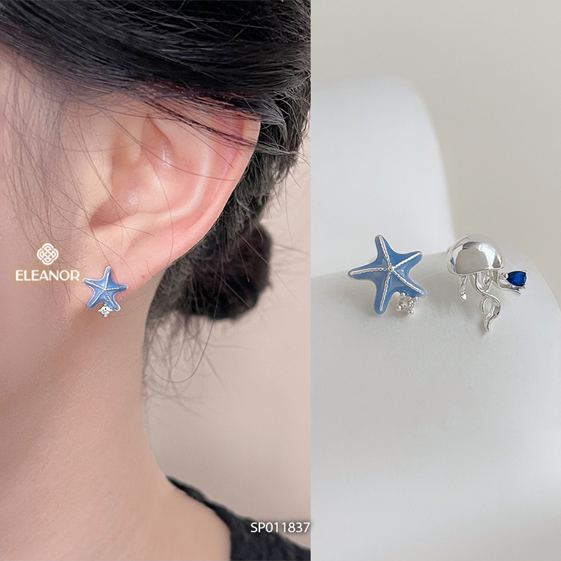 Bông tai nữ đi biển Eleanor Accessories đa dạng kiểu dáng phụ kiện trang sức khuyên tai mùa hè 10361