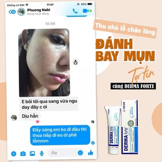 Derma Forte và Derma Forte Advanced Topical Gel 15g Gel Giảm Mụn Ẩn, Thâm Cho Mọi Loại Da
