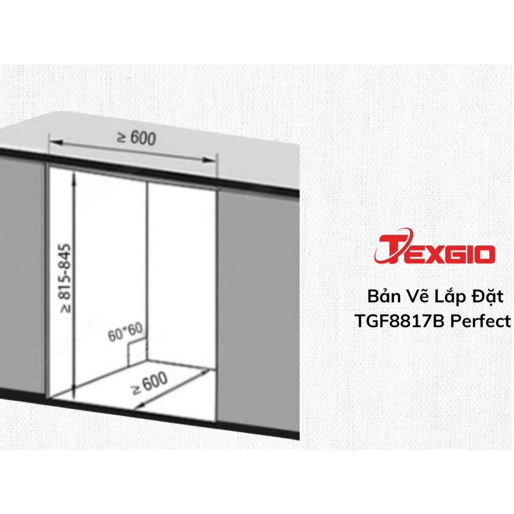 Máy Rửa Bát Texgio TGF8817B Perfect 17 Bộ – Sấy Khí Nóng PTC, UV Diệt Khuẩn, Tự Hé Cửa