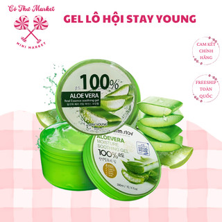 Gel Lô Hội Aloe Vera 100% Hydrogel Stay Young 330ml Hàn Quốc - CÔ THƯ MARKET