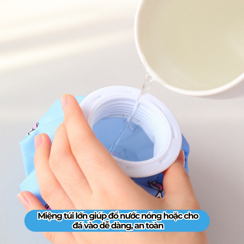 Túi Chườm Nóng Lạnh Mini Đa Năng Giảm Đau Chườm Đá Chườm Nóng Giữ Nhiệt Chống Rò Rỉ Họa Tiết Dễ Thương Titihome