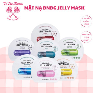 [COMBO 5 & 10 MIẾNG] Mặt Nạ BNBG Vita Genic Jelly - Đa Dạng Màu Theo Nhu Cầu Da, Dưỡng Ẩm Sâu 30ml - CÔ THƯ MARKET