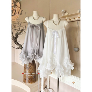 [ẢNH THẬT] VÁY 2S BABYDOLL TƠ XỐP CHÂN BÈO V2BTXC