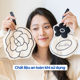 Khăn lau tay hoa trà đa năng 2 lớp siêu thấm nhanh khô kiểu Pháp - khăn lau tay nhà tắm, nhà bếp HomieTech