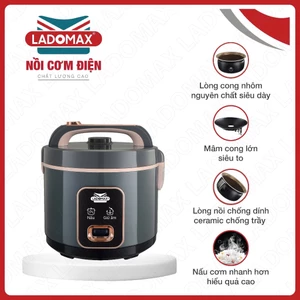 NỒI CƠM ĐIỆN NẮP GÀI LADOMAX - Model: 7922