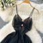 Hàng Quảng Châu loại 1, Váy ngủ đính hoa hồng xuyên thấu sexy gợi cảm quyến rũ Hv207-5178