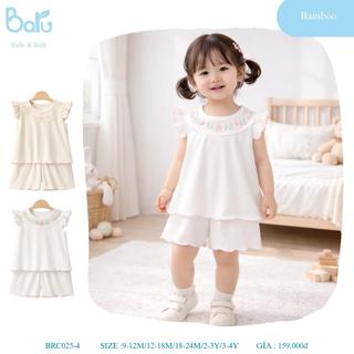 Bộ cài vai sát nách bèo bé gái BRC025-4