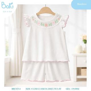 Bộ cài vai sát nách bèo bé gái BRC025-4