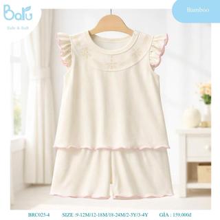 Bộ cài vai sát nách bèo bé gái BRC025-4
