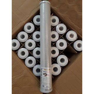 Lõi số 3 CTO 2 IN 1 bán công nghiệp 20 inch than hoạt tính ép lưới dùng cho máy BCN và lọc xử lý nước đầu nguồn than nén