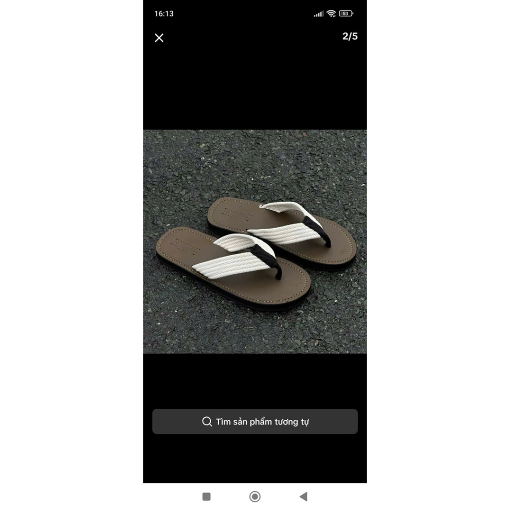 Dép Kẹp Dù Nam Nữ Dép Kẹp Nam Tông Lào Xỏ Ngón Quai Dù Đế Cao Su Size 37-45