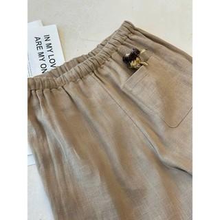 𝗗𝗮𝘃𝗶𝘀  - |LYLINEN| - Quần Linen bamboo