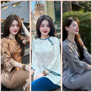 Đồ Lam Đi Chùa Cho Nữ, Bộ Đồ Đi Lễ, Khóa Tu Cho Nữ , Vải Đẹp Thoáng Mát | ĐỒ LAM AN NHIÊN