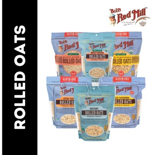 Yến mạch nguyên cám cán vừa Bob's Red Mill (Organic) Rolled Oat (gluten-free)