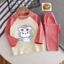 🌸 ĐỒ BỘ BÉ GÁI DÀI TAY GÂN MỀM MỊN – HÌNH DỄ THƯƠNG 🌸 DG608