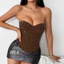 Áo corset cúp ngực thun nhũ