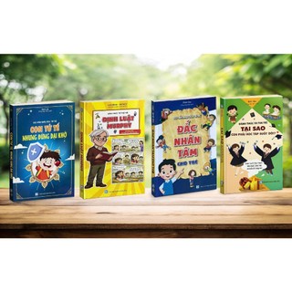 Sách - Combo 4 cuốn Phát Triển Nhân Cách và Trí Tuệ cho trẻ
