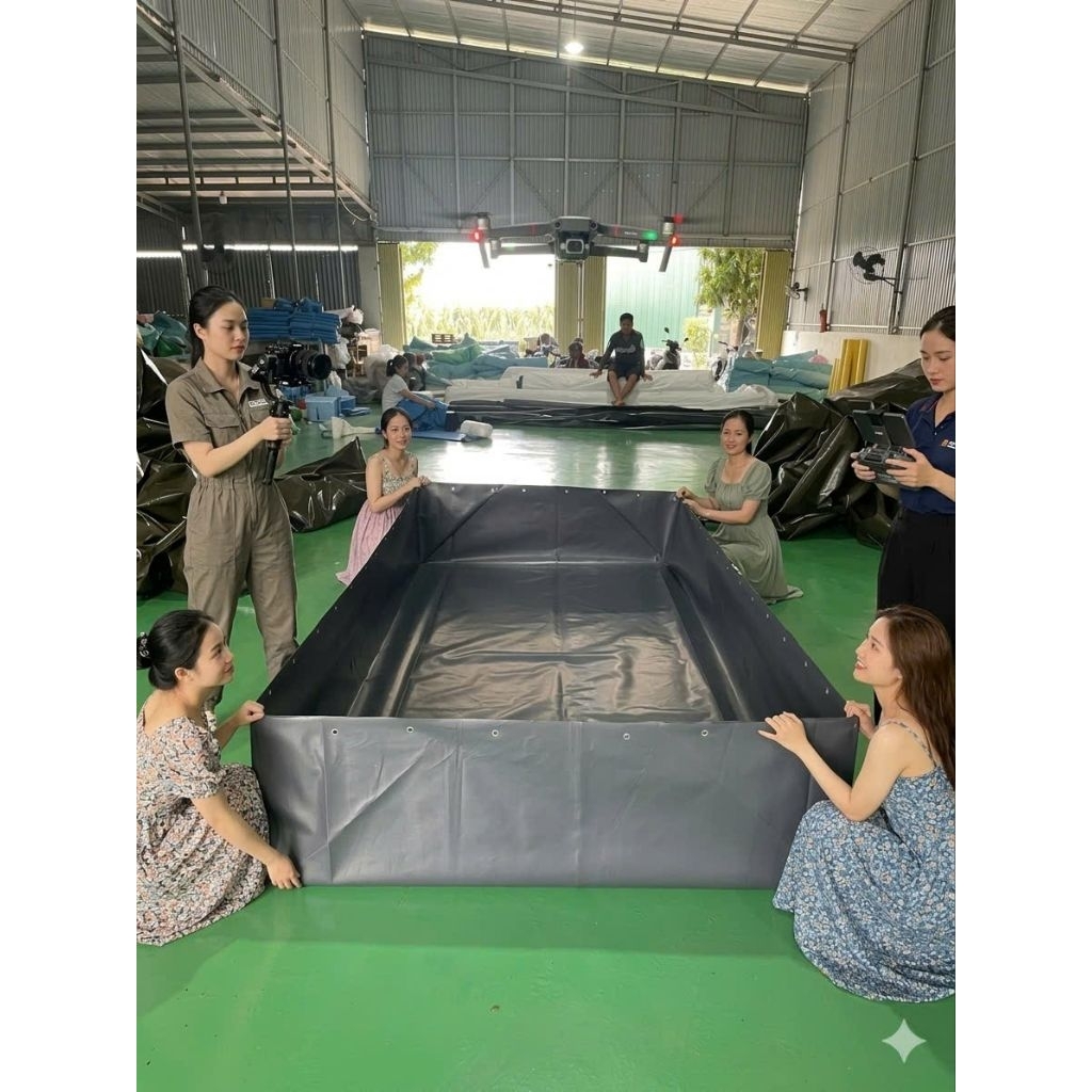 Bể bạt nuôi ốc ếch, cá lươn loại HDPE và VPC Loại cỡ to