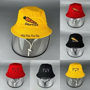 Mũ chắn gió cản bụi 2,5 tuổi - 6 tuổi cho bé trai bé gái kèm kính bảo hộ tháo rời an toàn cho bé