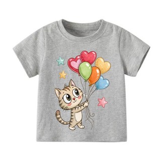 👕 Áo Thun Bé Gái mềm mịn thoáng mát in hình dễ thương 👕 AT607
