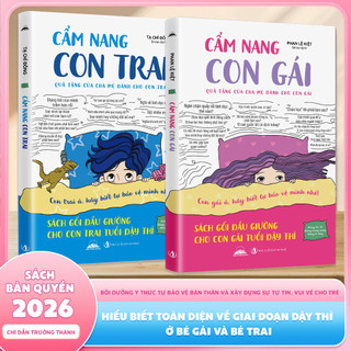 Combo 2 Cuốn Cẩm Nang Con Trai, Con Gái: Sách Gối Đầu Giường Dành Cho Con Trai – Con Gái Tuổi Dậy Thì