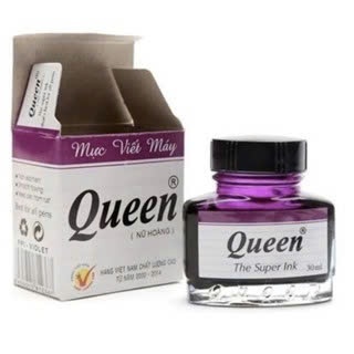 HOT HOT -Lọ Mực Queen Dùng Cho Bút Máy Học Sinh Tiểu Học Đủ Màu