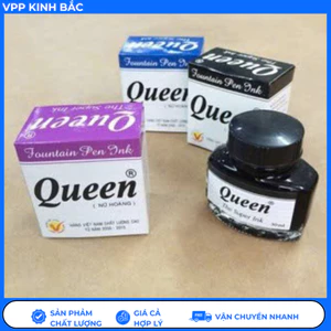 HOT HOT -Lọ Mực Queen Dùng Cho Bút Máy Học Sinh Tiểu Học Đủ Màu