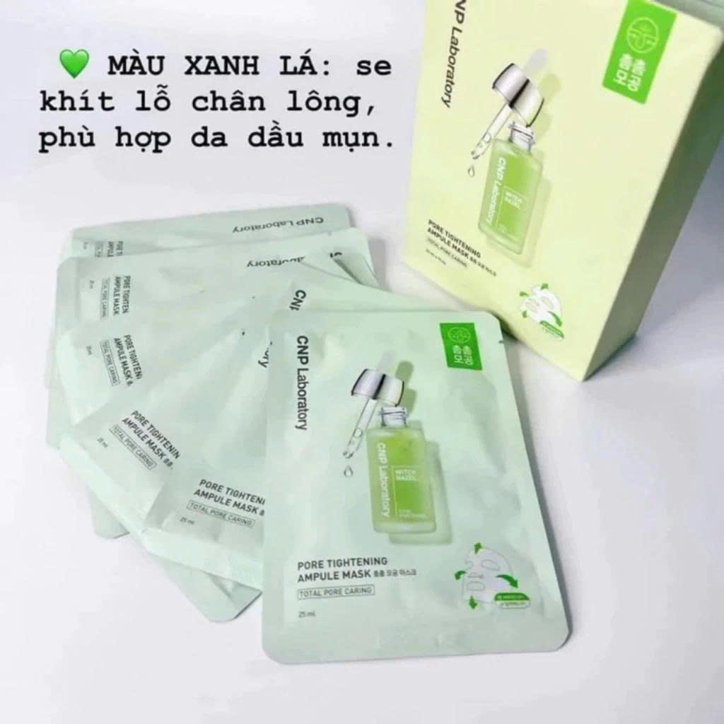 Mặt nạ giấy CNP Laboratory Ampule Mask cấp ẩm, sáng da, làm dịu da, thu nhỏ lỗ chân lông