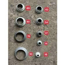 combo 10 Chụp Chân Phi Tròn Tôn Dập là phụ kiện dùng để che và trang trí phần chân trụ, chân lan can