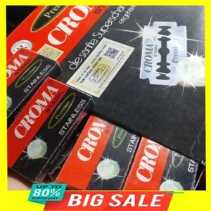Lưỡi Dao Cạo Râu CROMA Đức- Dao Cạo Siêu Sắc / Sử Dụng Được Nhiều Mục Đích ( Hộp 10 )