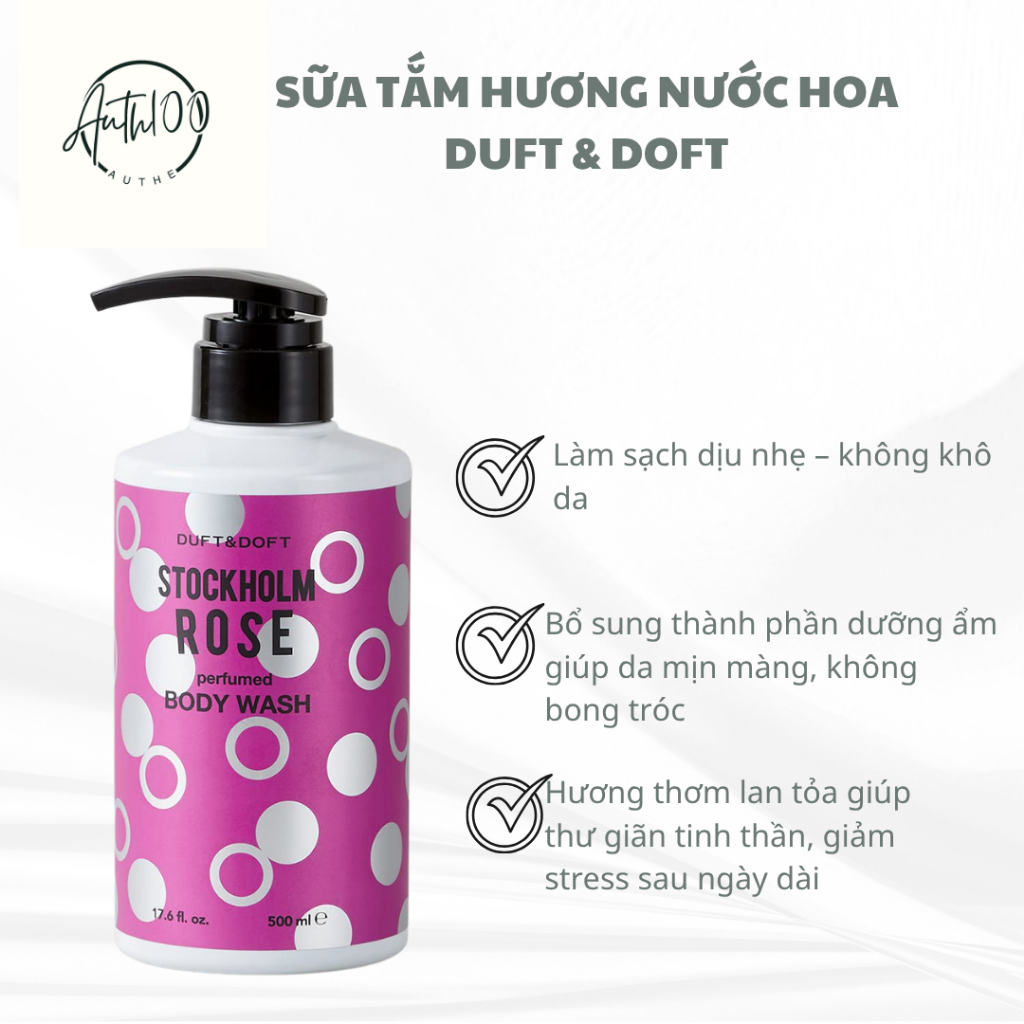 [ Hoả Tốc ] Sữa Tắm Hương Nước Hoa Duft And Doft 500ml