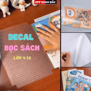 Bọc Đề Can (Mỗi Bọc Có 1 Nhãn Vở Đi Kèm).