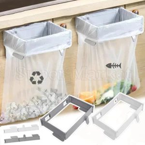 Kaiyo Giá đỡ túi đựng rác Snap-on - Kệ treo túi nhựa - Khung đựng đồ - dành cho bàn làm việc, nhà bếp, phòng