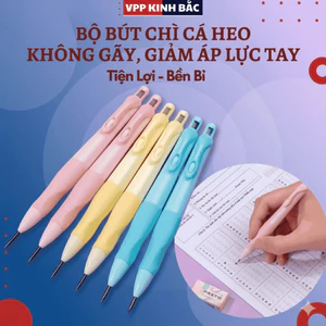 Bút Chì Cá Heo Bấm Thu Ngòi – Thiết Kế Dễ Thương, Viết Êm, Tiện Lợi Cho Học Sinh