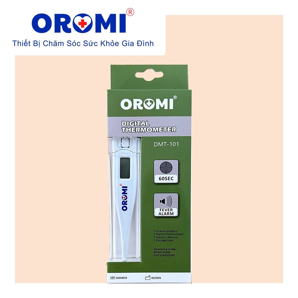 Nhiệt kế điện tử kỹ thuật số OROMI DMT-101 - Thiết bị đo thân nhiệt