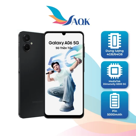 Điện thoại Samsung Galaxy A06 5G (4GB/64GB) - Hàng chính hãng