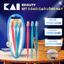 Set 3 Dao Cạo Lông Mày lưỡi đơn thân nhựa KAI- 3P EBR-3P