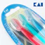 Set 3 Dao Cạo Lông Mày lưỡi đơn thân nhựa KAI- 3P EBR-3P