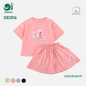 Bộ Cộc Tay Dokma Cotton Bé Gái DB2255 DB2637 DB2638 DB2657 DB2836 DB3016