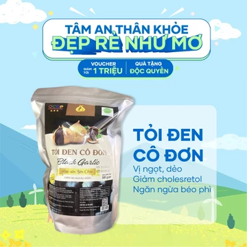 Tỏi Đen Cô Đơn Lên Men Tự Nhiên Đặc Sản Yên Châu Hỗ Trợ Tăng Sức Đề Kháng