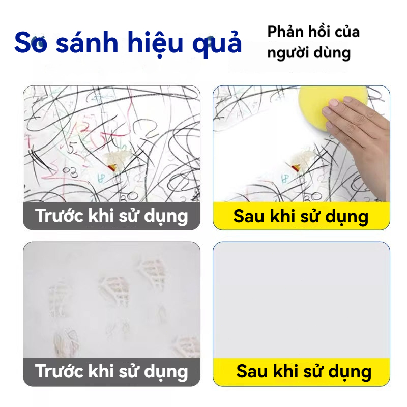 tẩy mực làm sạch tường,Tẩy vết bẩn trên tường, Làm Sạch Vết Bút Vết Bẩn Bám Tường 168g